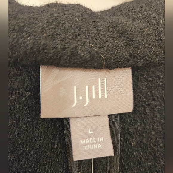 NWT - J Jill Blazer Sweater - Size L - Black - Picture 10 of 12